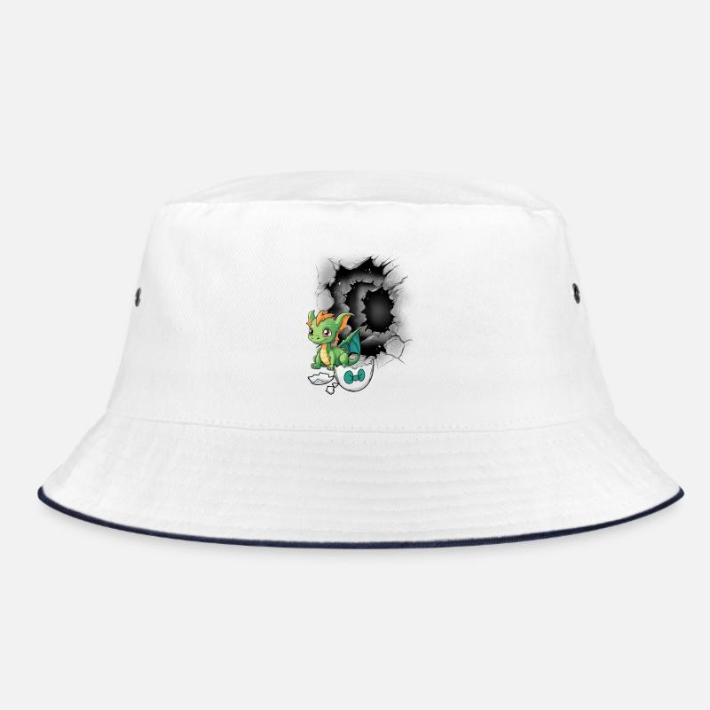 Baby Dino Dragon Dragon Eggshell Hatch Bucket Hat