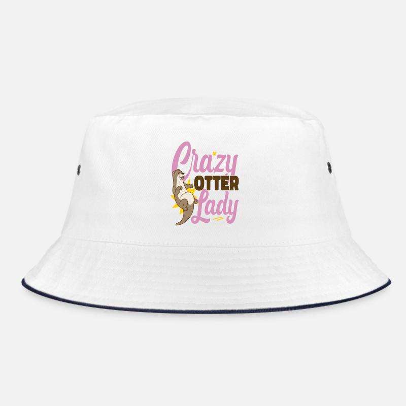 Otter Crazy Otter Lady Bucket Hat