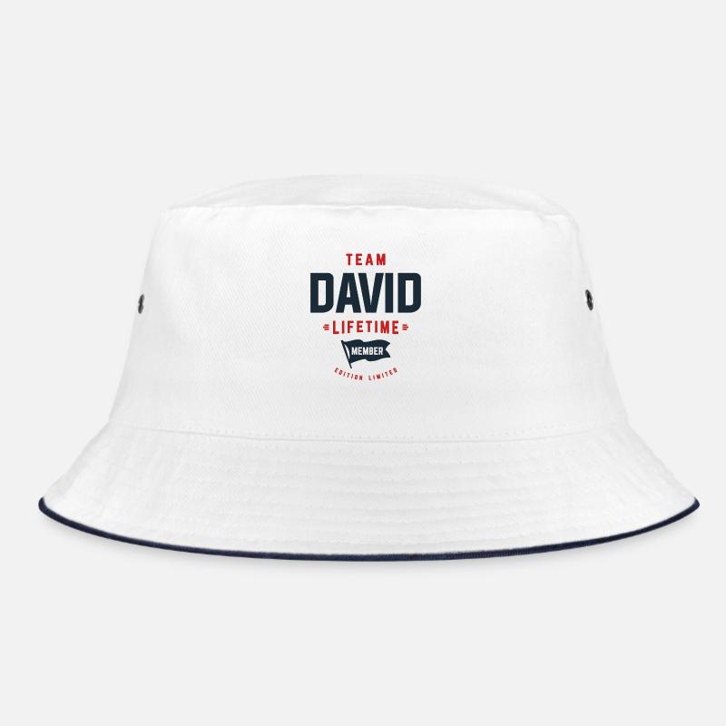 Team David Lebenslanges Mitglied Lustiger Name David Bucket Hat
