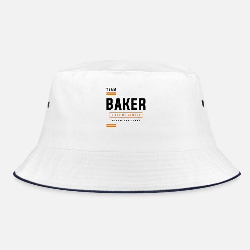 Team Baker Lifetime Member Funny Name Baker Bucket Hat