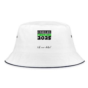Confirmation 2025 Guest Book Gift Girls Boys - Bucket Hat - white/navy - Front