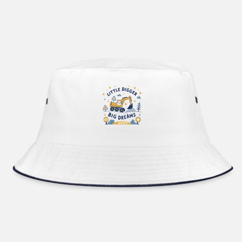 Little Digger Big Dreams – Süßes Bagger Design Bucket Hat