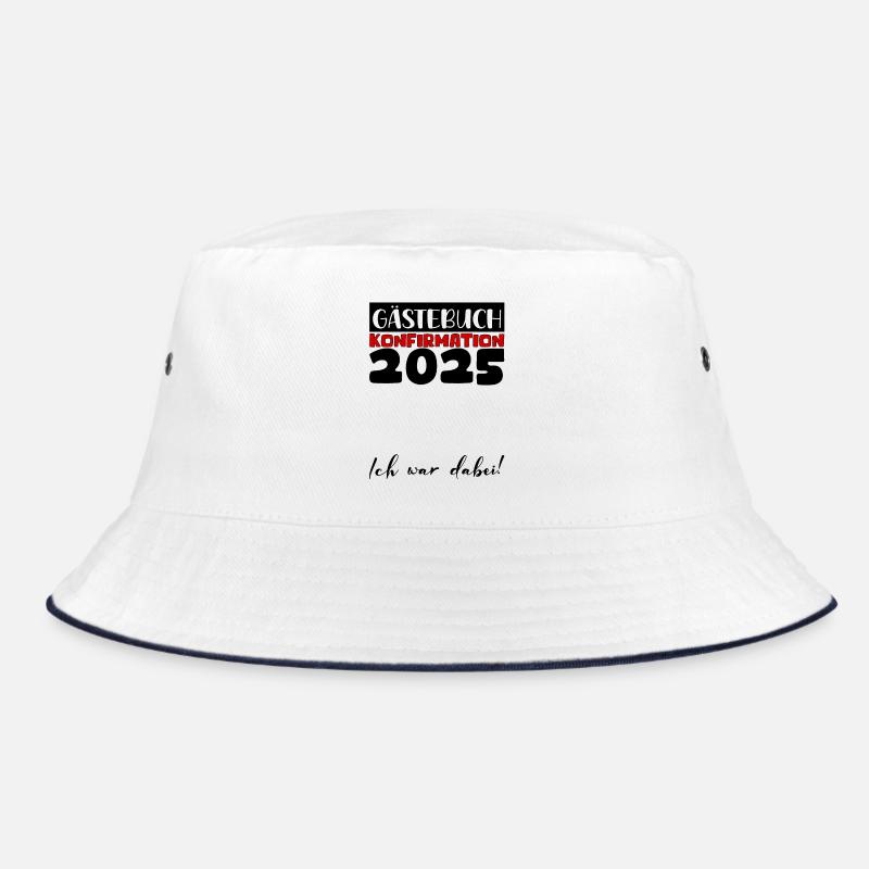 Konfirmation 2025 Gästebuch Deko Mädchen Jungen Bucket Hat