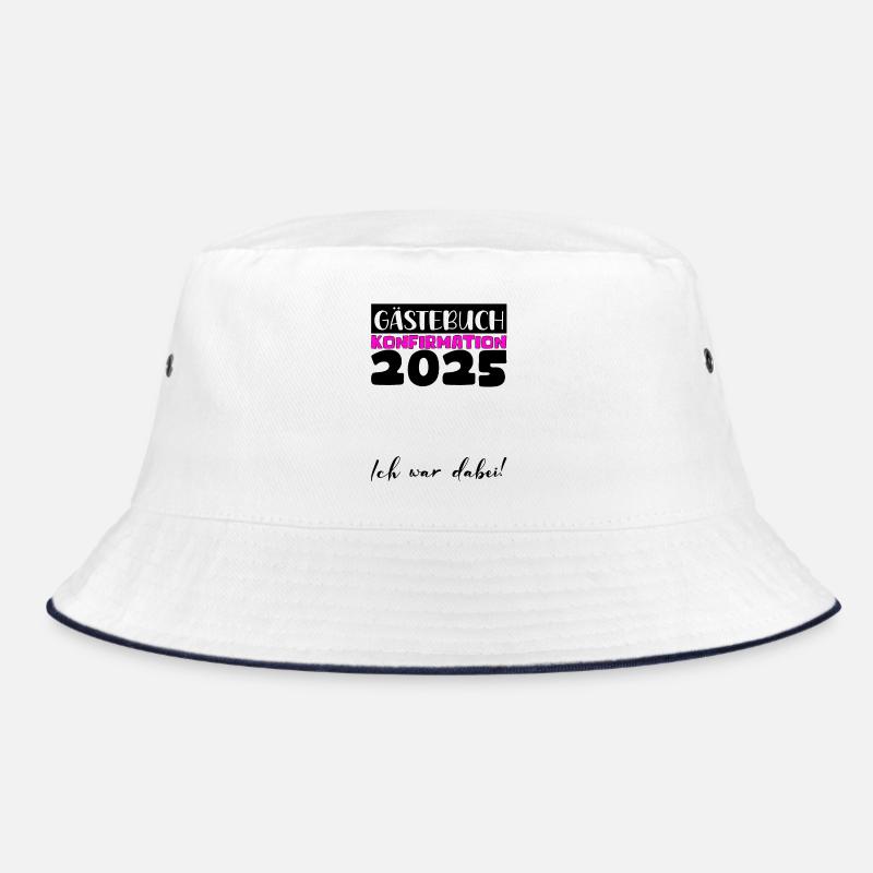 Konfirmation 2025 Gästebuch Deko Mädchen Jungen Bucket Hat