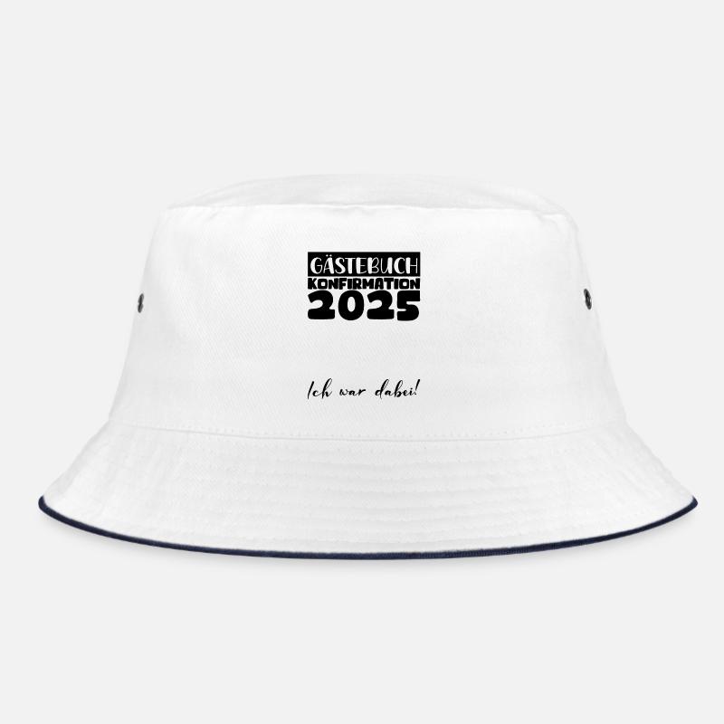 Konfirmation 2025 Gästebuch Deko Mädchen Jungen Bucket Hat
