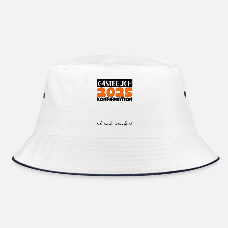 Konfirmation 2025 Gästebuch Deko Mädchen Jungen Bucket Hat