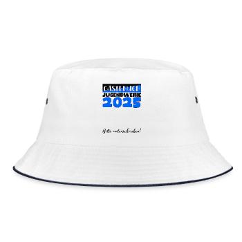 Jugendweihe 2025 Guestbook Gift Girls Boys - Bucket Hat - white/navy - Front
