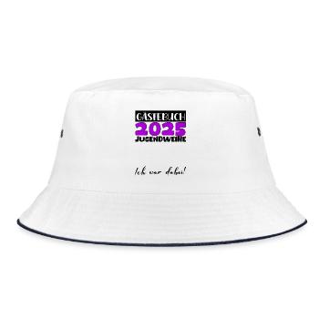 Jugendweihe 2025 Guestbook Gift Girls Boys - Bucket Hat - white/navy - Front