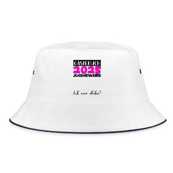 Jugendweihe 2025 Guestbook Gift Girls Boys - Bucket Hat - white/navy - Front