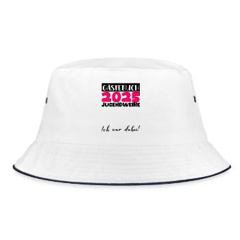 Jugendweihe 2025 Guestbook Gift Girls Boys - Bucket Hat - white/navy - Front