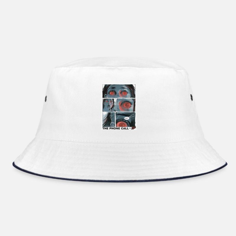 Comic über den Horror des Millenials Telefonanruf Bucket Hat