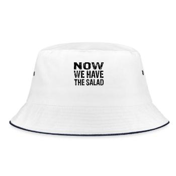 Maintenant, nous avons le motif de déclaration drôle de la salade - Bob - blanc/marine - Devant