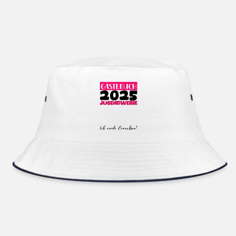 Jugendweihe 2025 Gästebuch Geschenk Mädchen Jungen Bucket Hat