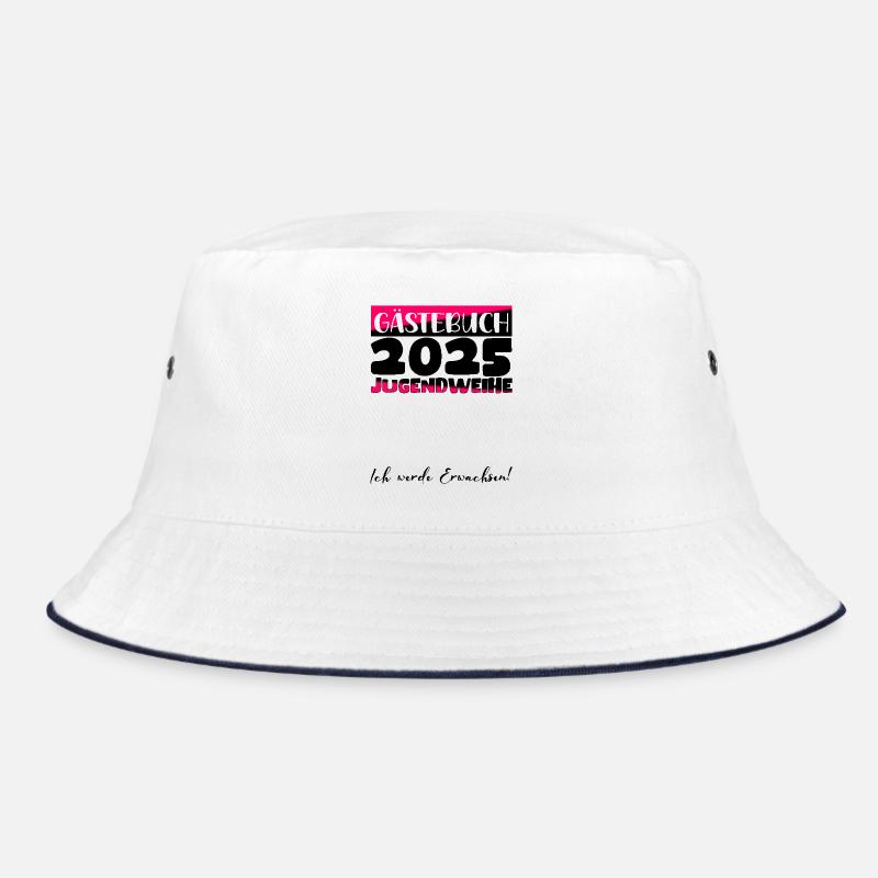 Jugendweihe 2025 Gästebuch Geschenk Mädchen Jungen Bucket Hat