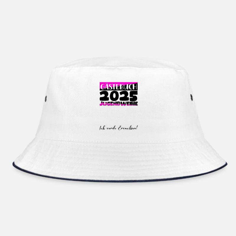 Jugendweihe 2025 Gästebuch Geschenk Mädchen Jungen Bucket Hat