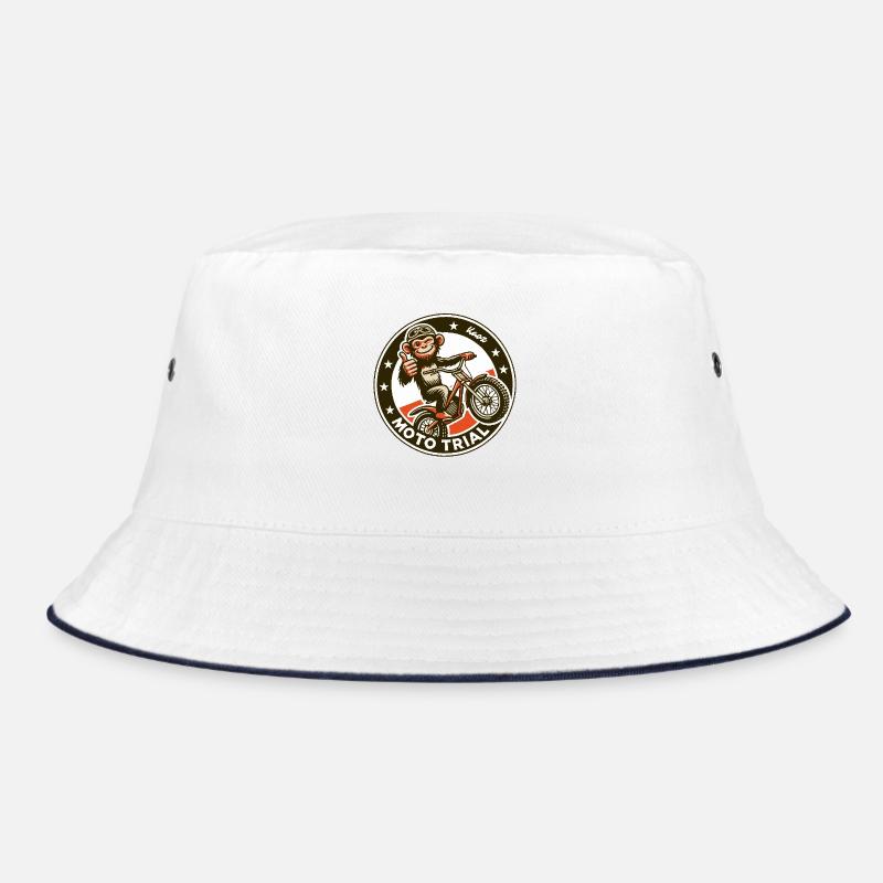 Motocross-Affe Moto Trial Bucket Hat