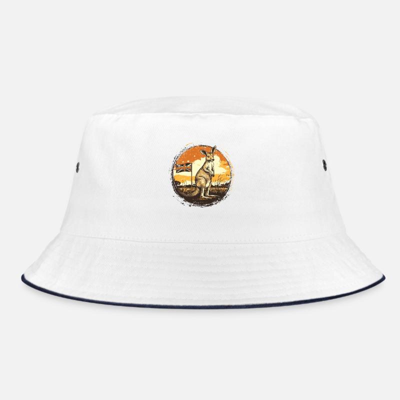 Australisches Känguru des Britischen Imperiums Bucket Hat