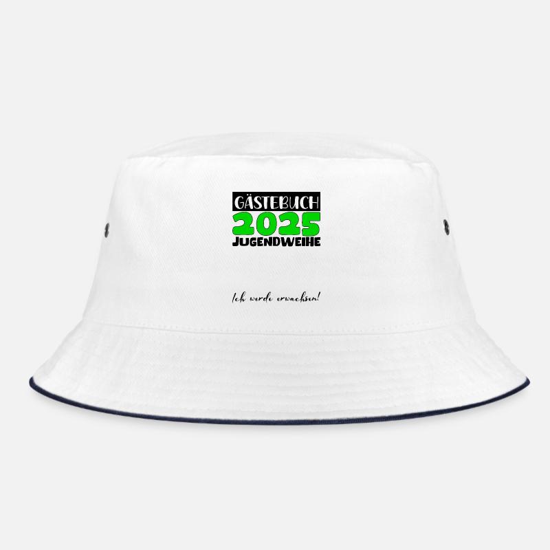 Jugendweihe 2025 Gästebuch Geschenk Mädchen Jungen Bucket Hat