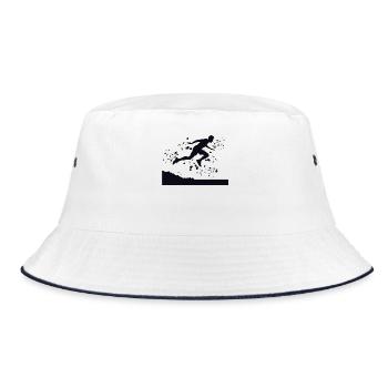 Trail Runner Cross Trail Mountain Runner - Bucket Hat - white/navy - Front