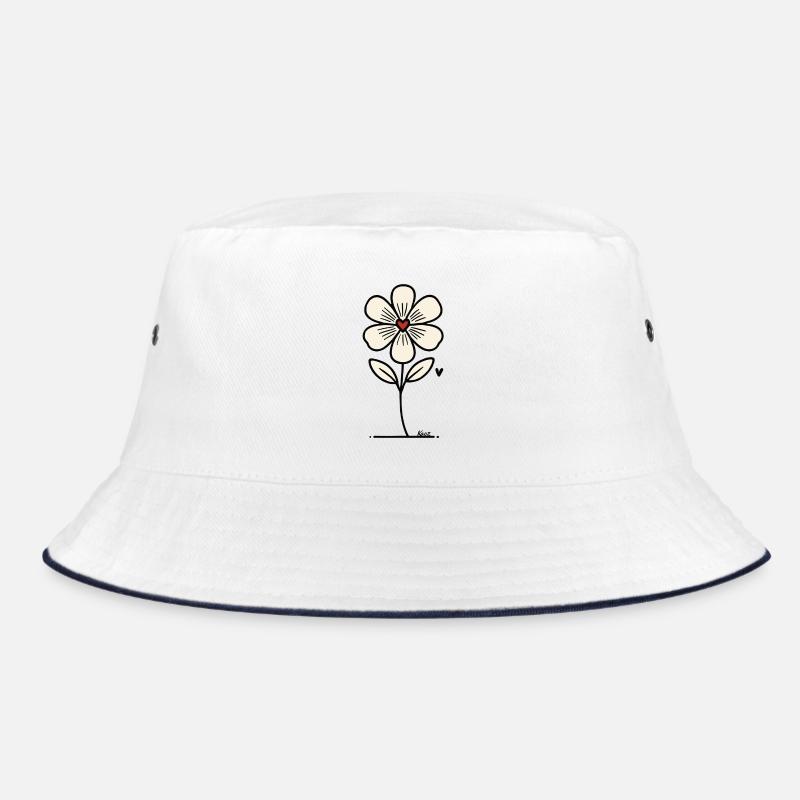 Fleur avec coeur Bob