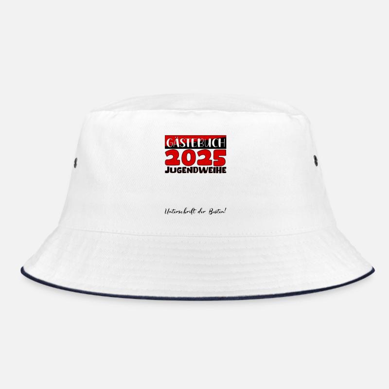 Jugendweihe 2025 Gästebuch Geschenk Mädchen Jungen Bucket Hat