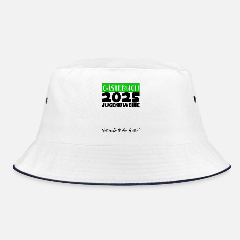 Jugendweihe 2025 Gästebuch Geschenk Mädchen Jungen Bucket Hat