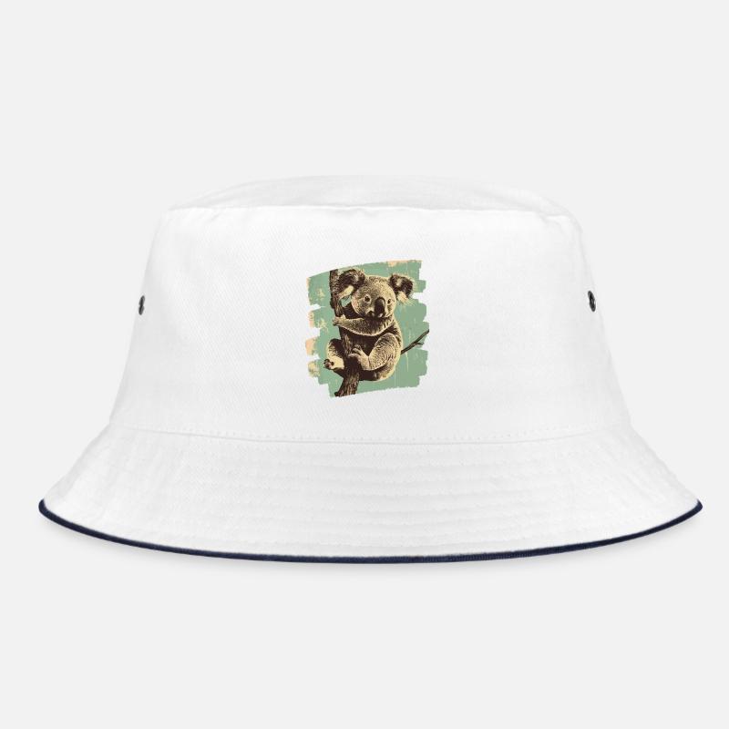 Koala - Bob - blanc/marine