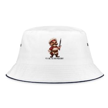 You Are The Main Ingredient – Sneaky Cook - Bucket Hat - white/navy - Front