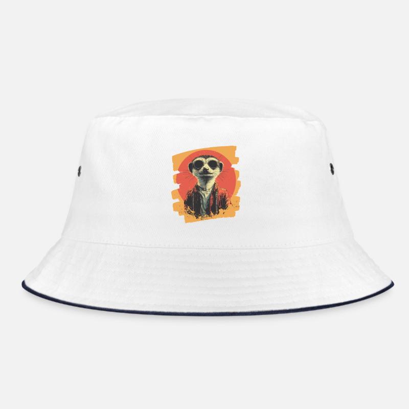 Erdmännchen Retro Bucket Hat