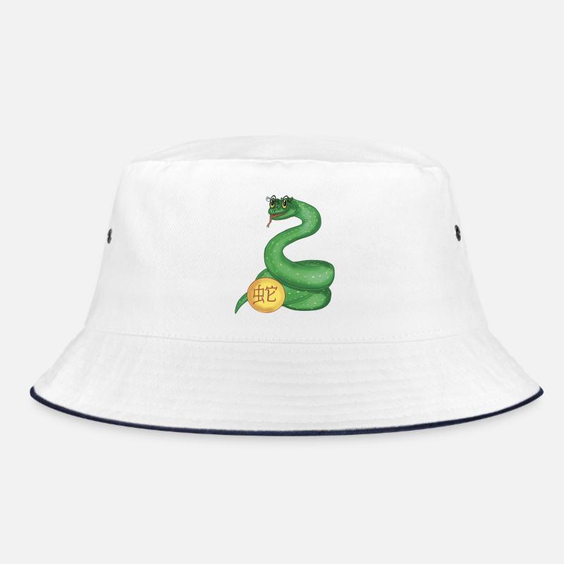 Chinesisches Tierkreiszeichen Schlange Bucket Hat