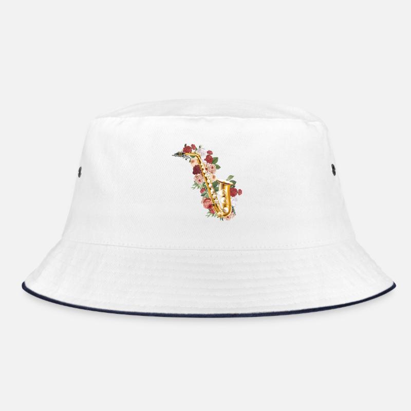 Saxophone Fleur Rose Floral Bob