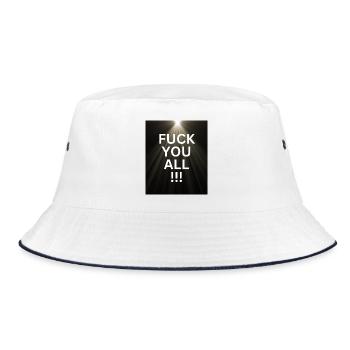 Allez vous faire foutre tous - Bob - blanc/marine - Devant