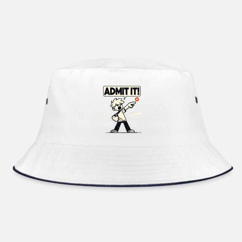 Admets-le! Annonce effrontée du garçon rétro Bob