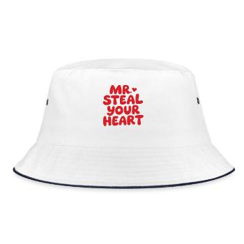 Mr Steal Your Heart Romantique Saint-Valentin - Bob - blanc/marine - Devant