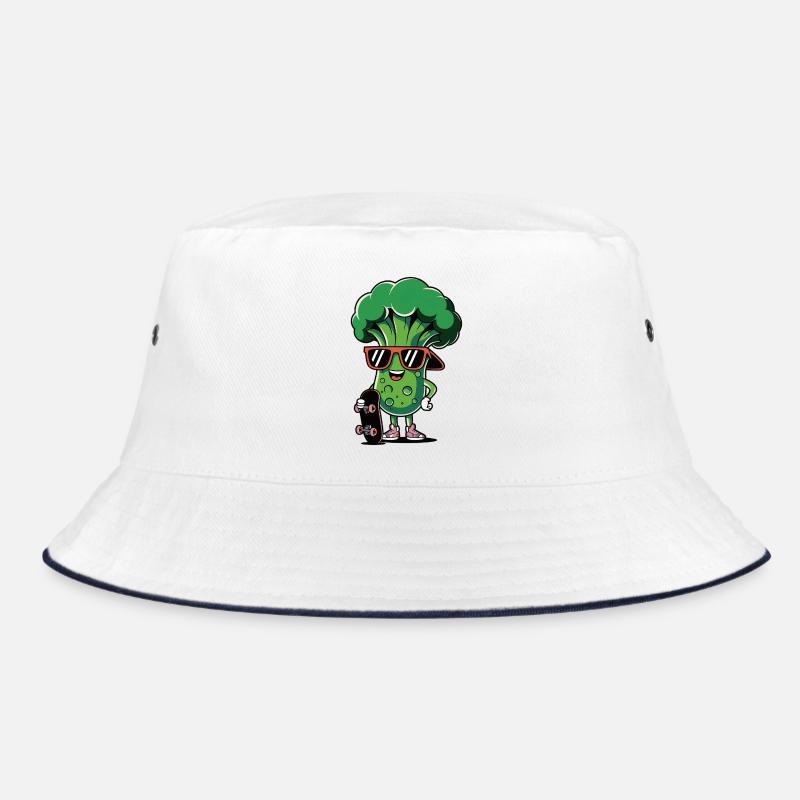 Cool Brocoli Skater Fun - Bob - blanc/marine