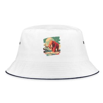 Mammut - Bucket Hat - Weiß/Navy - Vorne