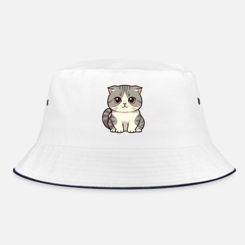Mignon dessin animé de chat kawaii Bob