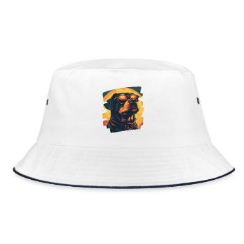 Rottweiler - Bob - blanc/marine - Devant