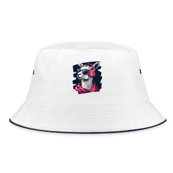 Casque Llama - Bob - blanc/marine - Devant