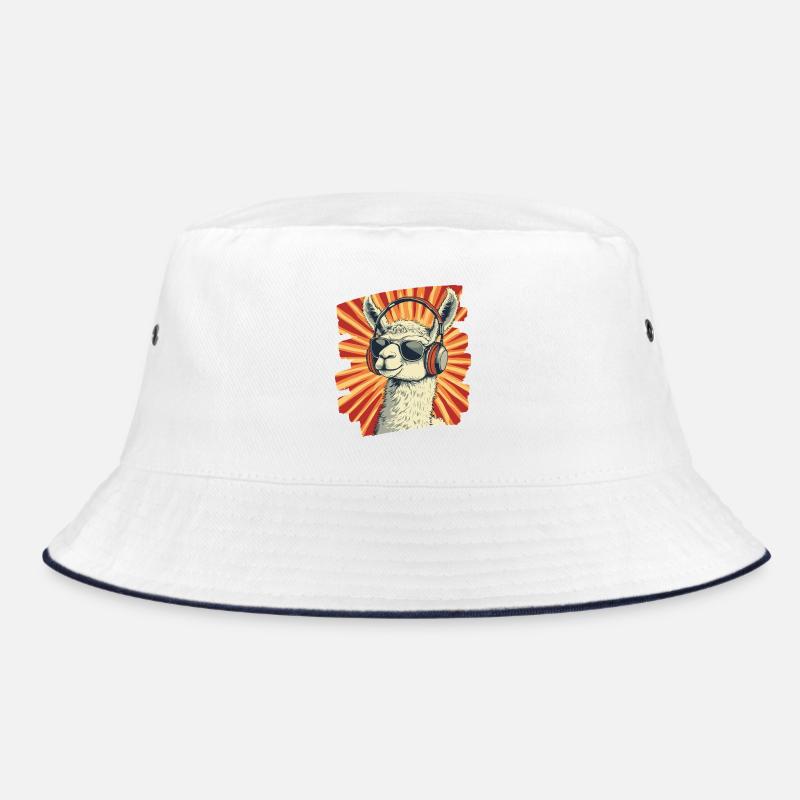 Lama Kopfhörer Bucket Hat