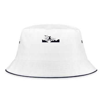 Trail Runner Cross Trail Mountain Runner - Bucket Hat - white/navy - Front