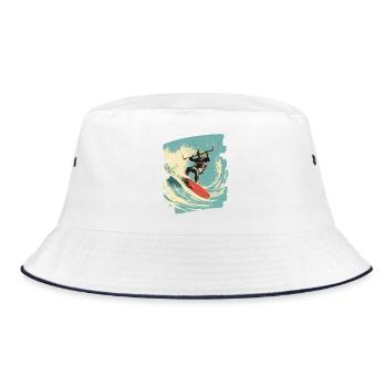 Kitesurfeurs - Bob - blanc/marine - Devant