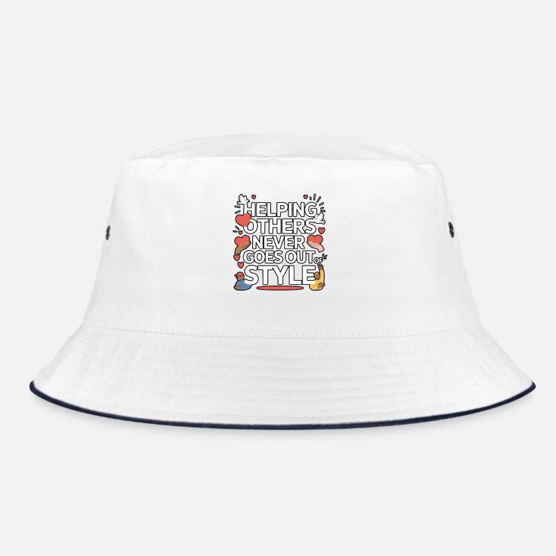 Compassion Humanity Motivational Empathy Kindness Bucket Hat