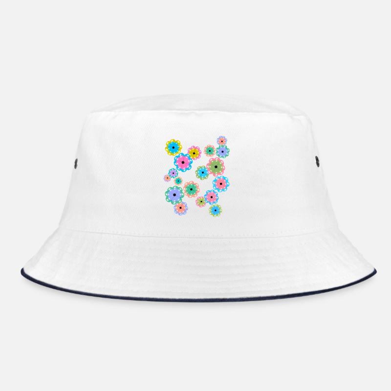 Spring Beginning Spring Flowers Flower Birthday Bucket Hat