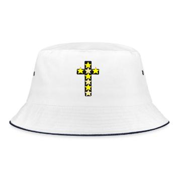 Croix Étoile Croix Croix - Bob - blanc/marine - Devant