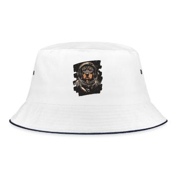 Rottweiler Astronaute - Bob - blanc/marine - Devant