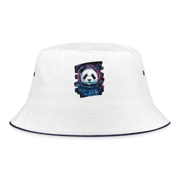 Panda Astronaute - Bob - blanc/marine - Devant