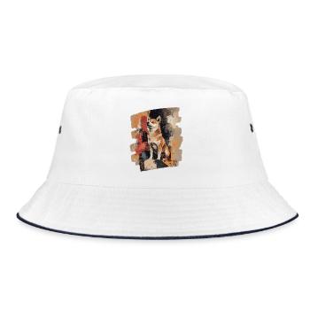 Shiba Inu - Bob - blanc/marine - Devant
