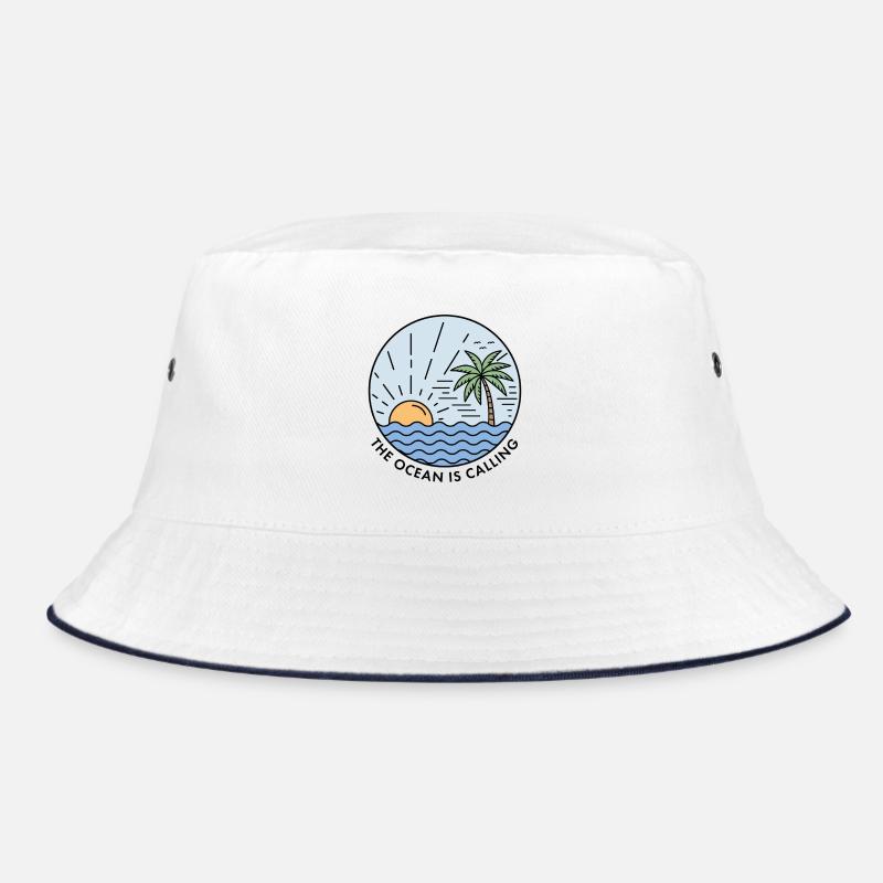 The Ocean is Calling Bucket Hat