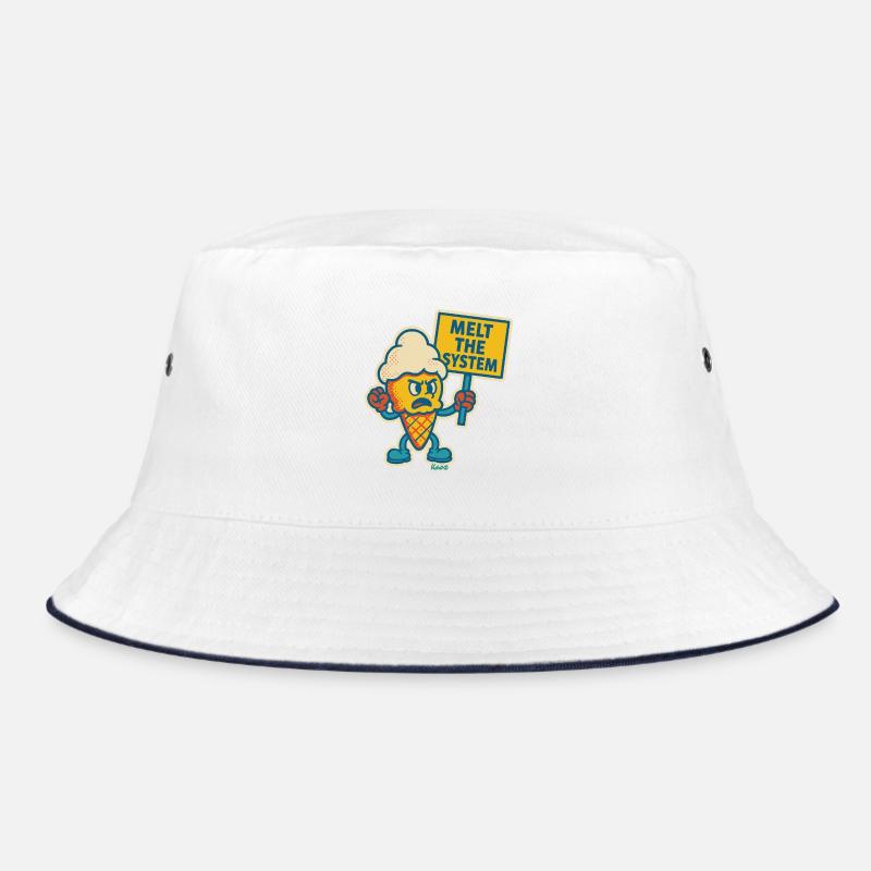 Rebellious with "Melting the System" Bucket Hat